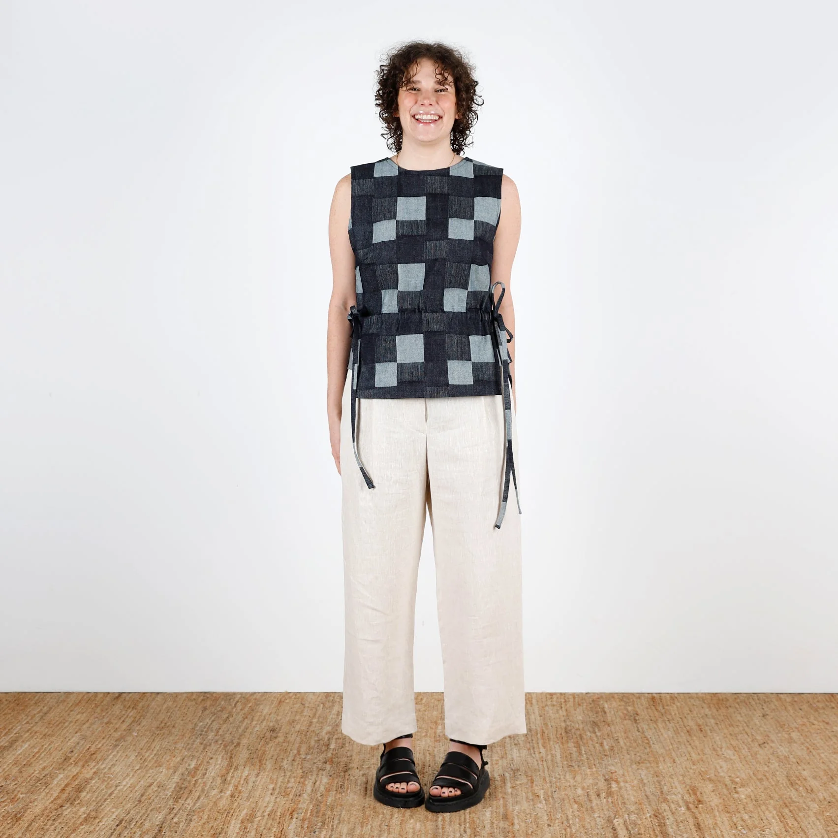 12oz Patchwork Denim - Indigo - Image 3