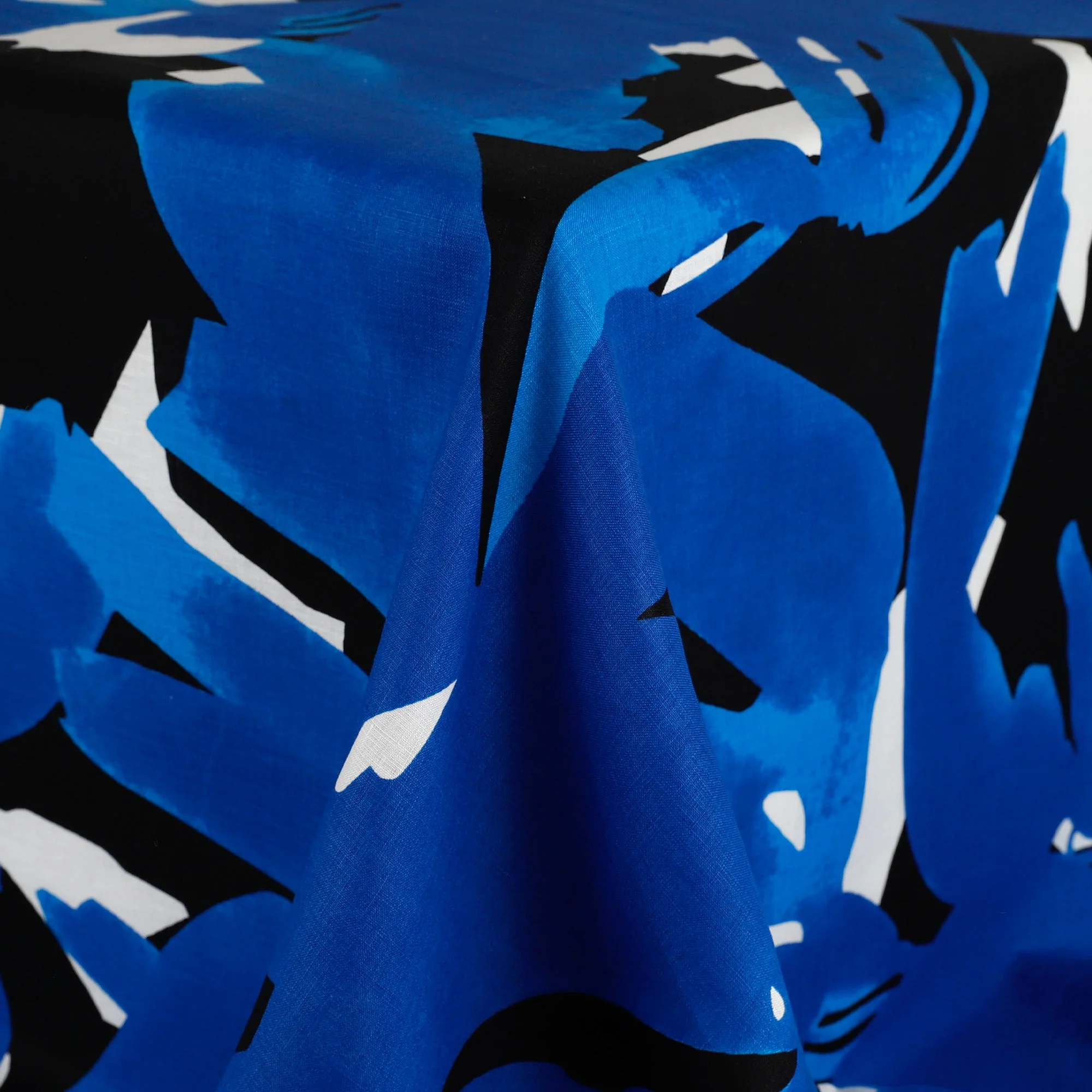 Abstract Shapes Linen - Blue Mix - Image 2