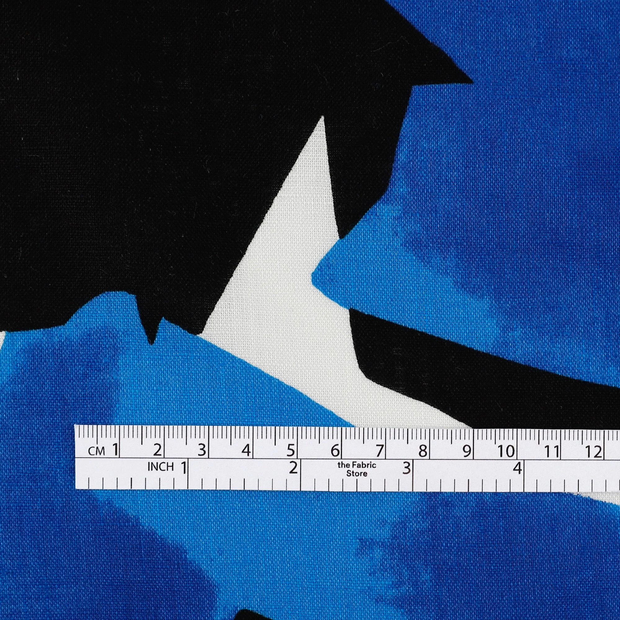 Abstract Shapes Linen - Blue Mix - Image 4