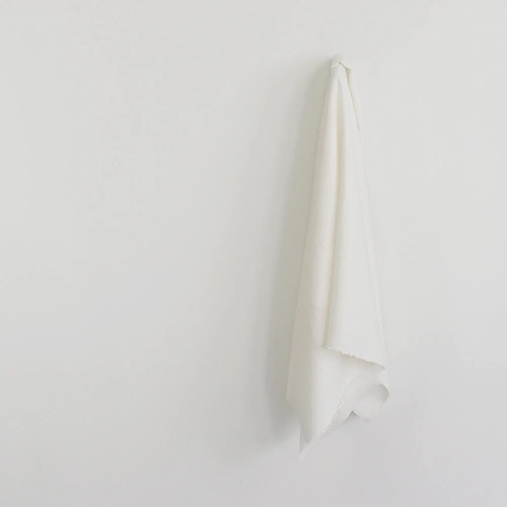 Acetate/Rayon Twill - Ivory - Image 2