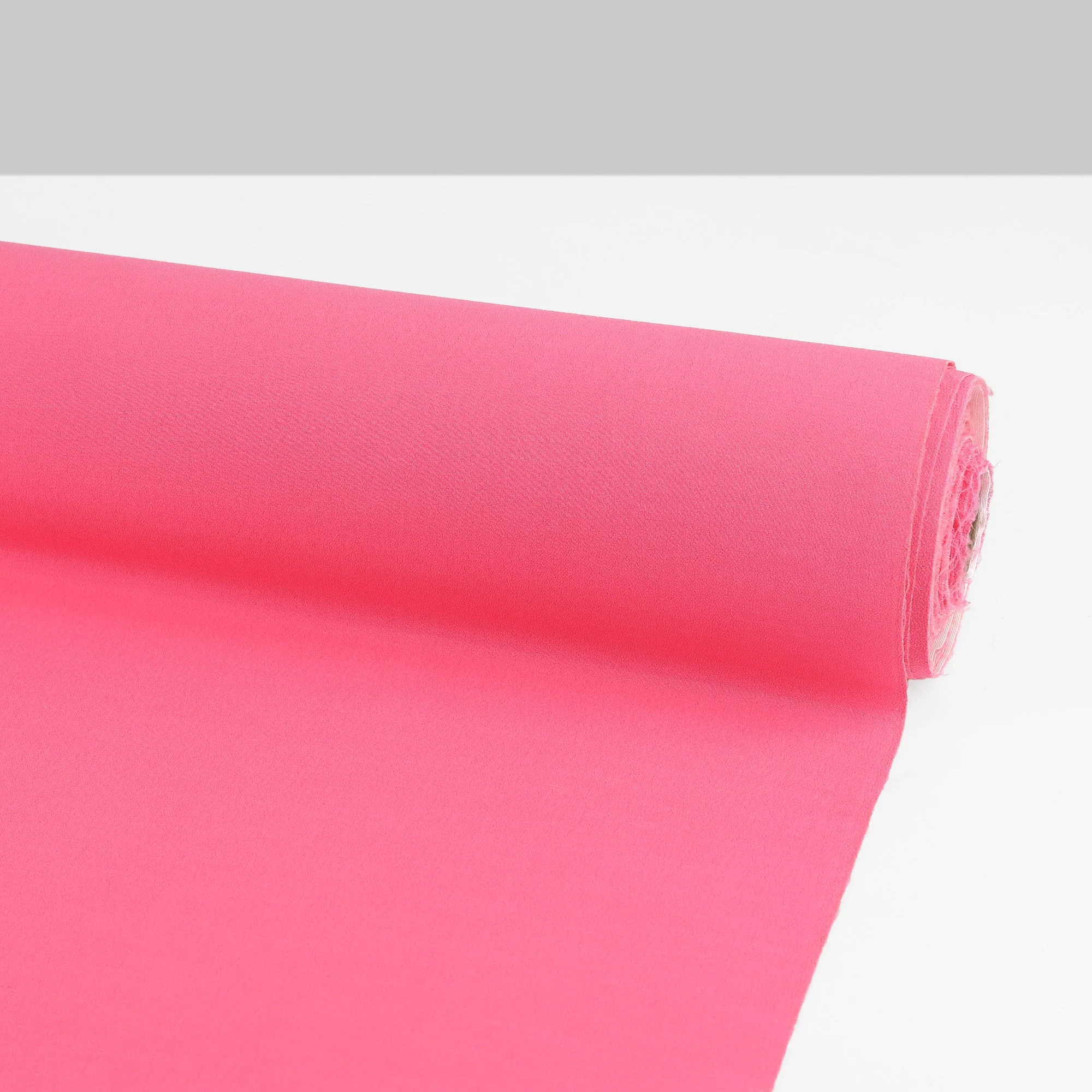 Bonded Crepe Suiting - Bright Pink - Image 3