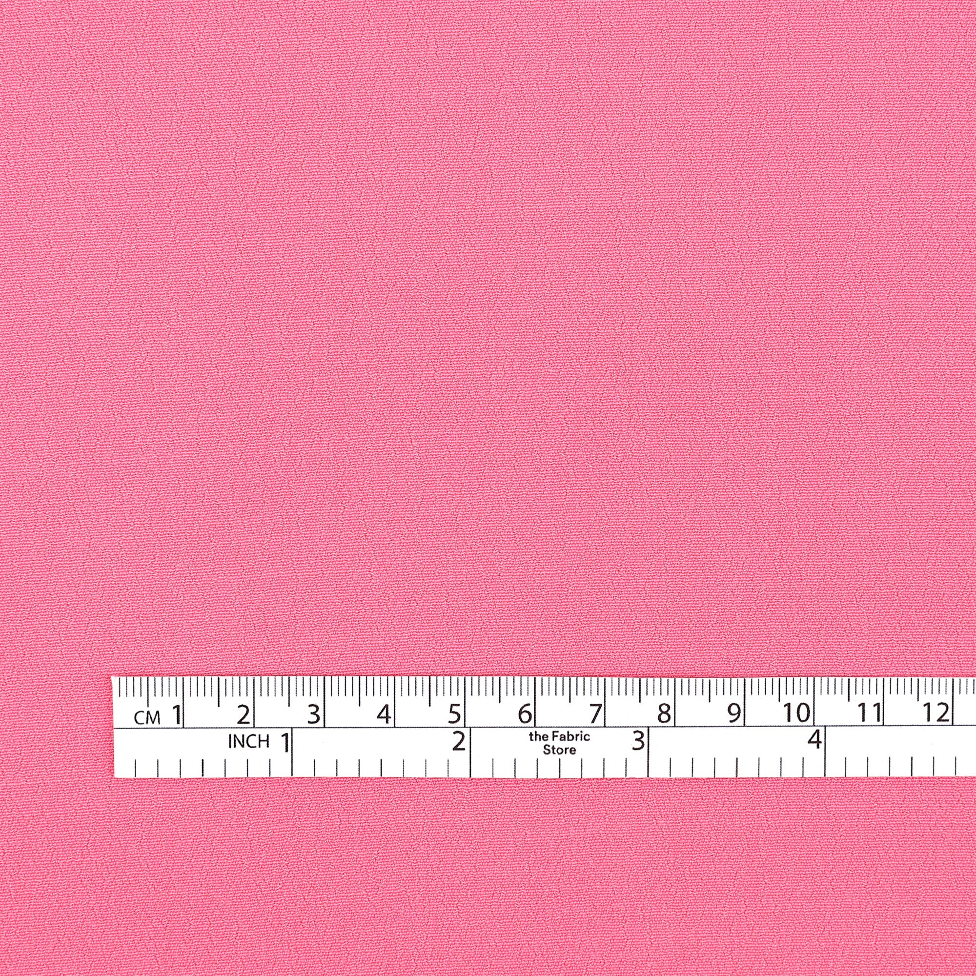 Bonded Crepe Suiting - Bright Pink - Image 4