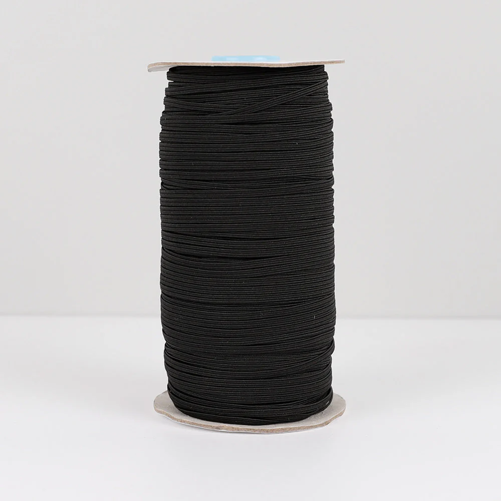 Braided Elastic 3mm/175m Spool - Black