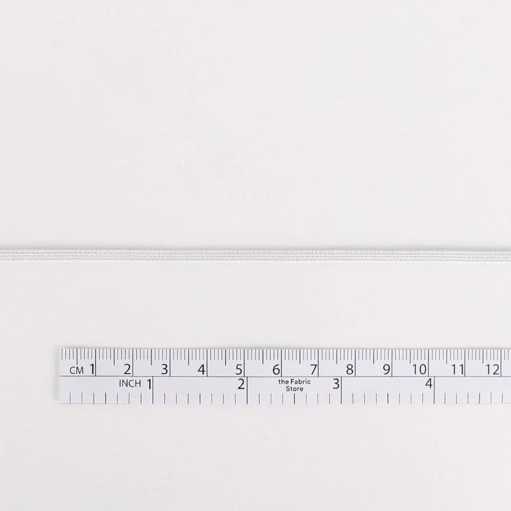 Braided Elastic 3mm/175m Spool - White - Image 2