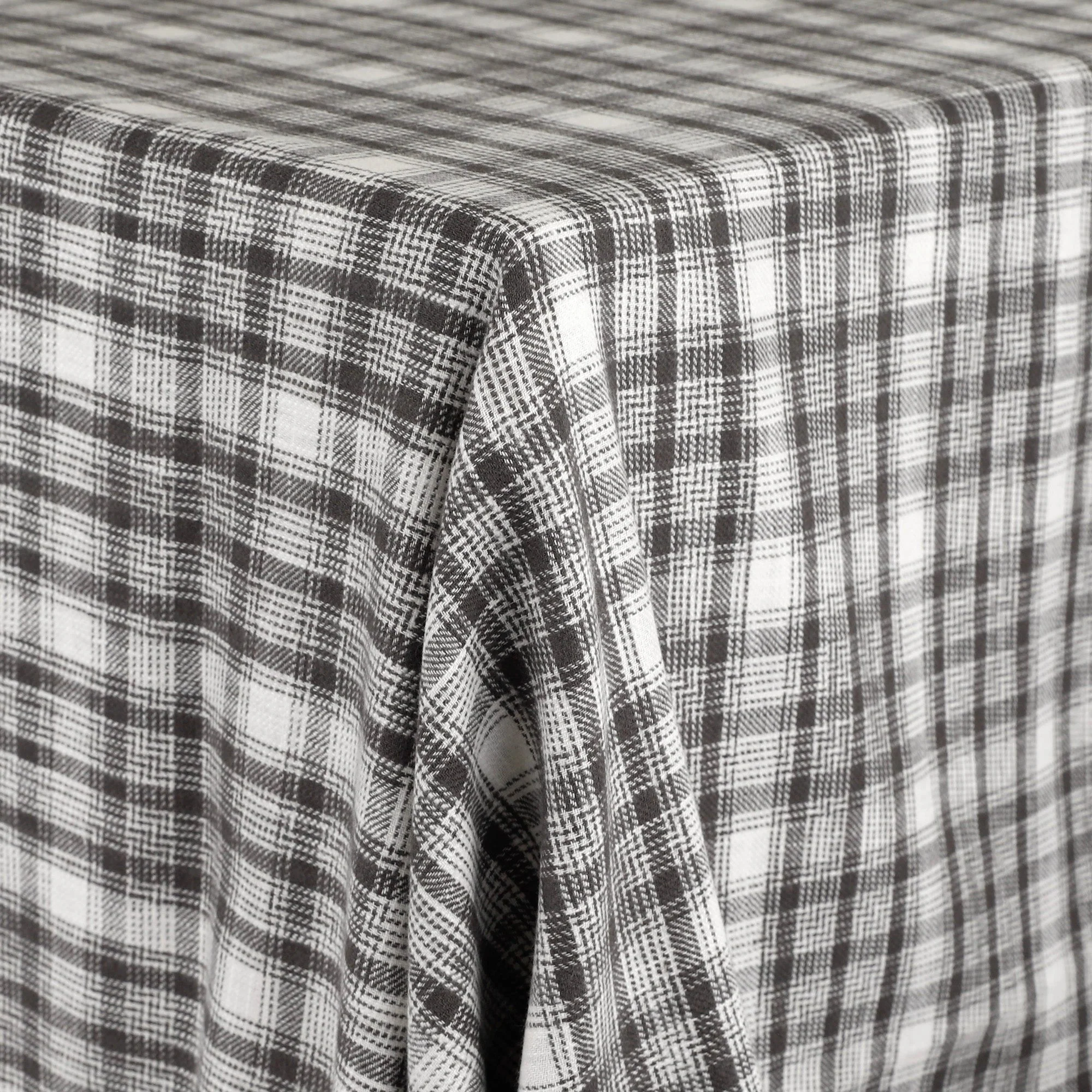 Brushed Plaid Cotton - Stone - Image 2