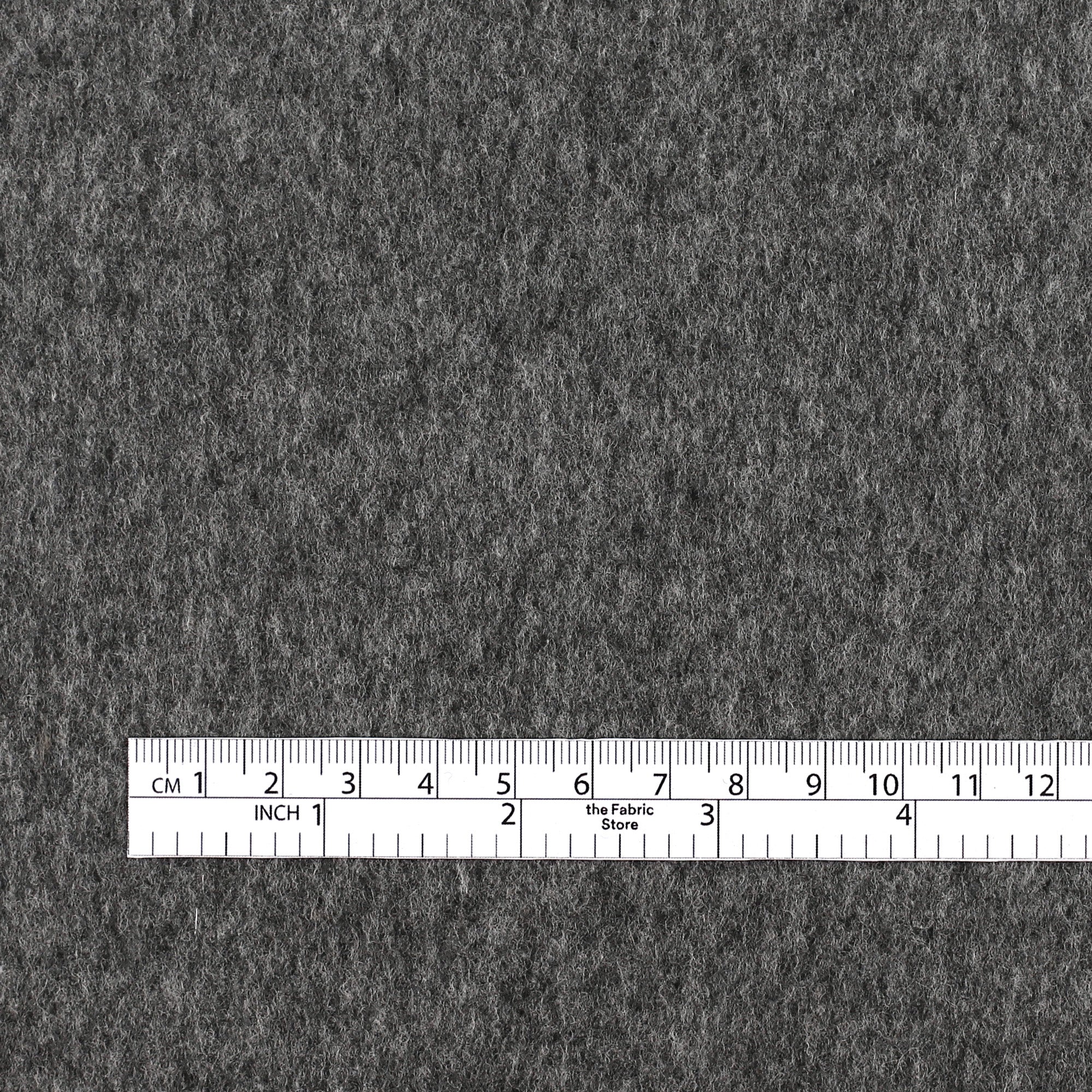 Brushed Wool/Nylon Coating - Gravel - Image 4