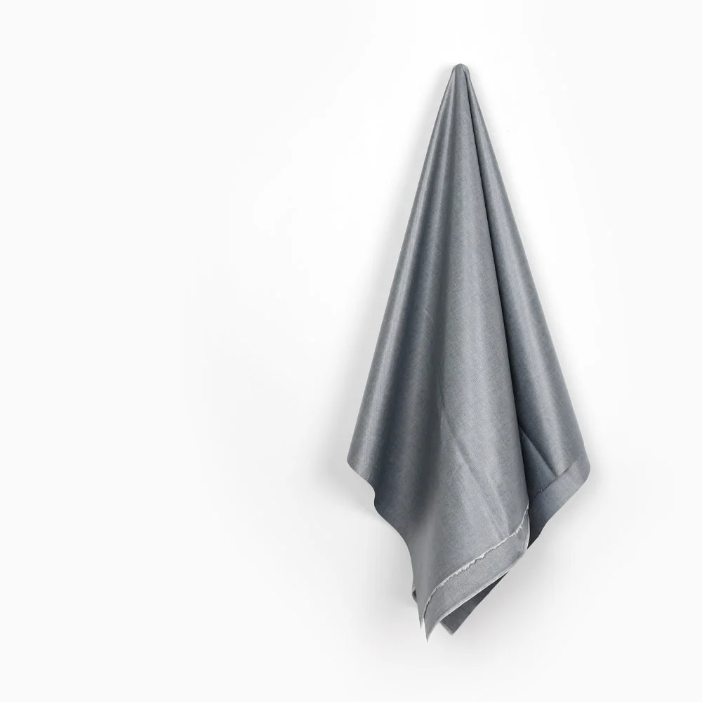 Coated Cotton Oxford - Indigo - Image 2