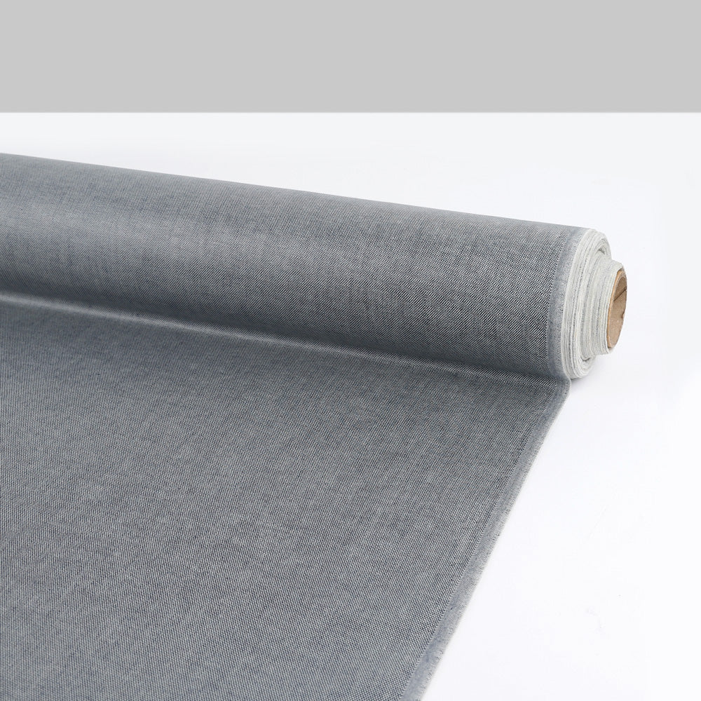 Coated Cotton Oxford - Indigo - Image 3