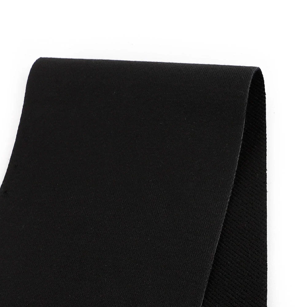 Compact Cotton Sweatshirting - Black