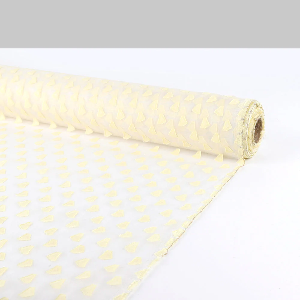 Corn Chip Poly Organza - Yellow - Image 3