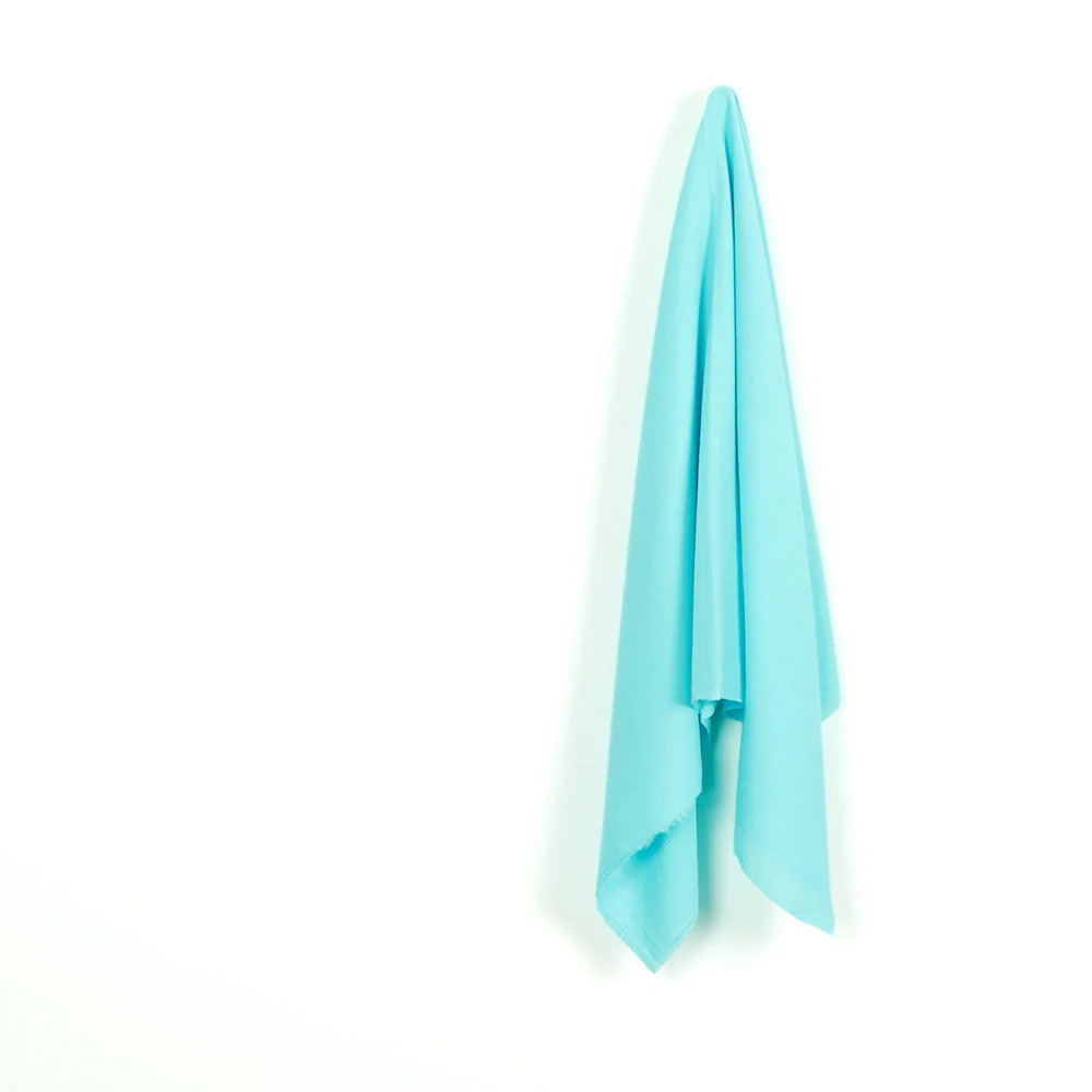 Cotton Muslin - Aqua - Image 2