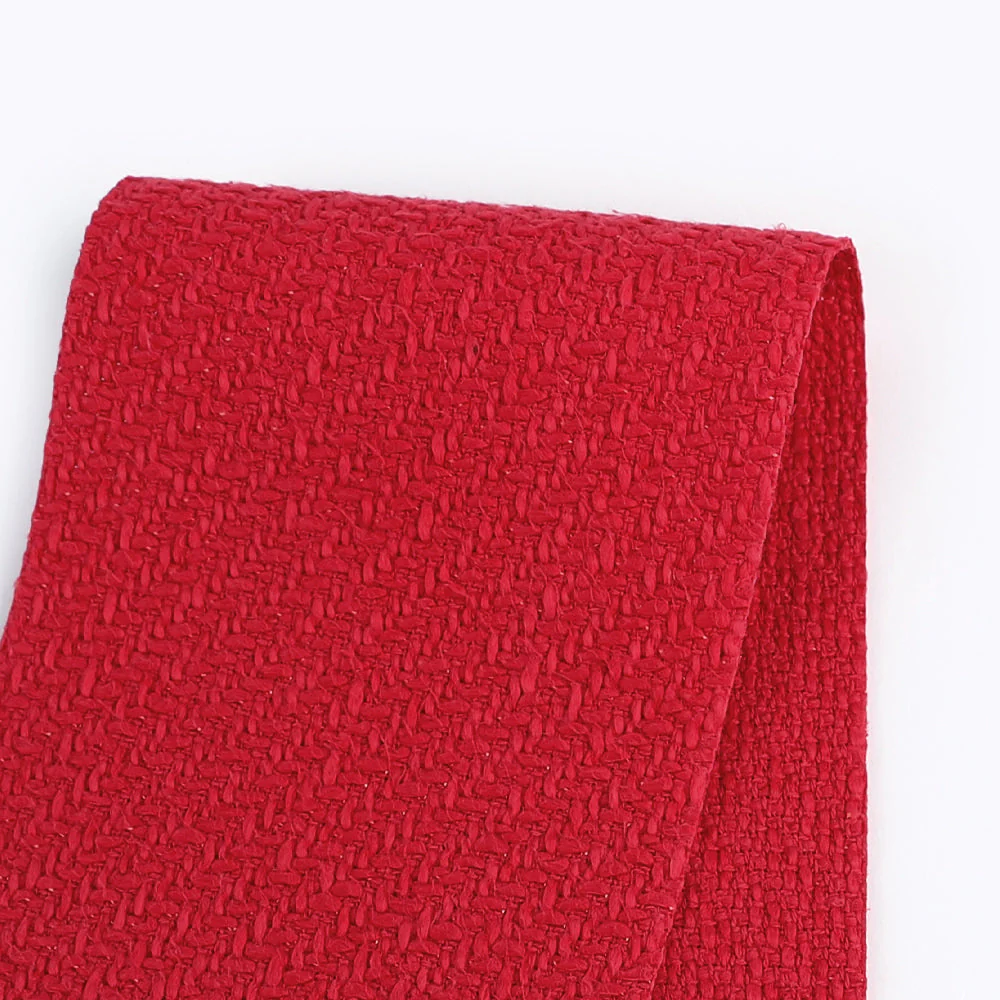 Cotton/Poly Shimmer Tweed - Bright Raspberry