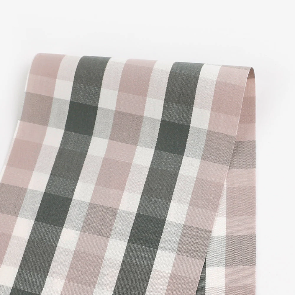 Cotton/Tencel Check - Mauve Mix