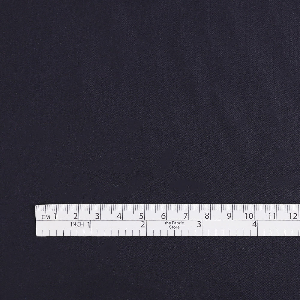 Crisp Cotton Sateen - Dark Navy - Image 4