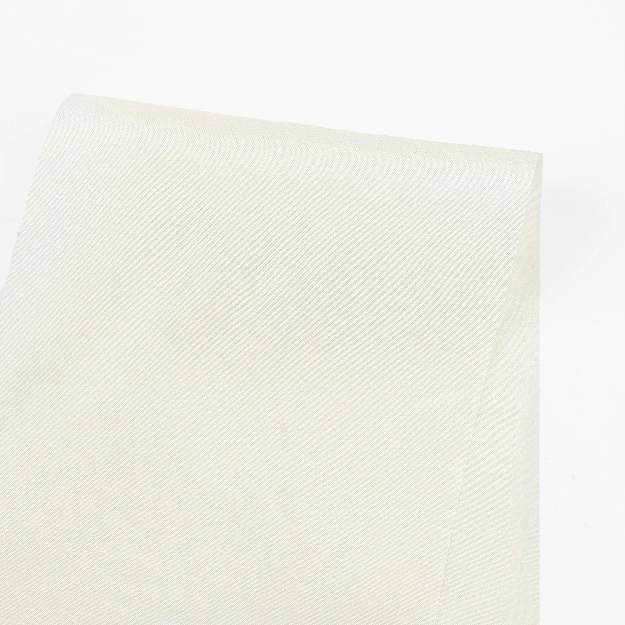 Crisp Rayon Lining - White
