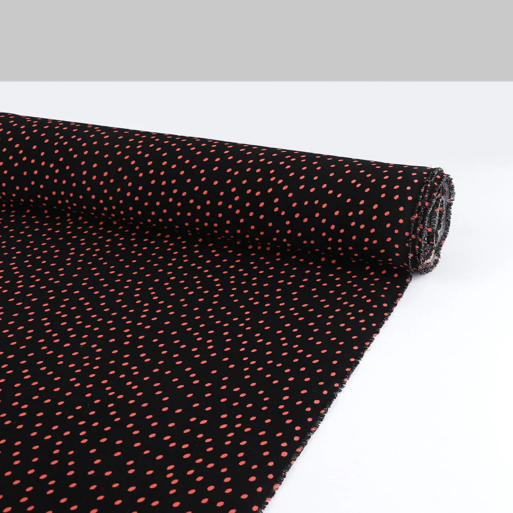 Dancing Dots Poly - Black - Image 3