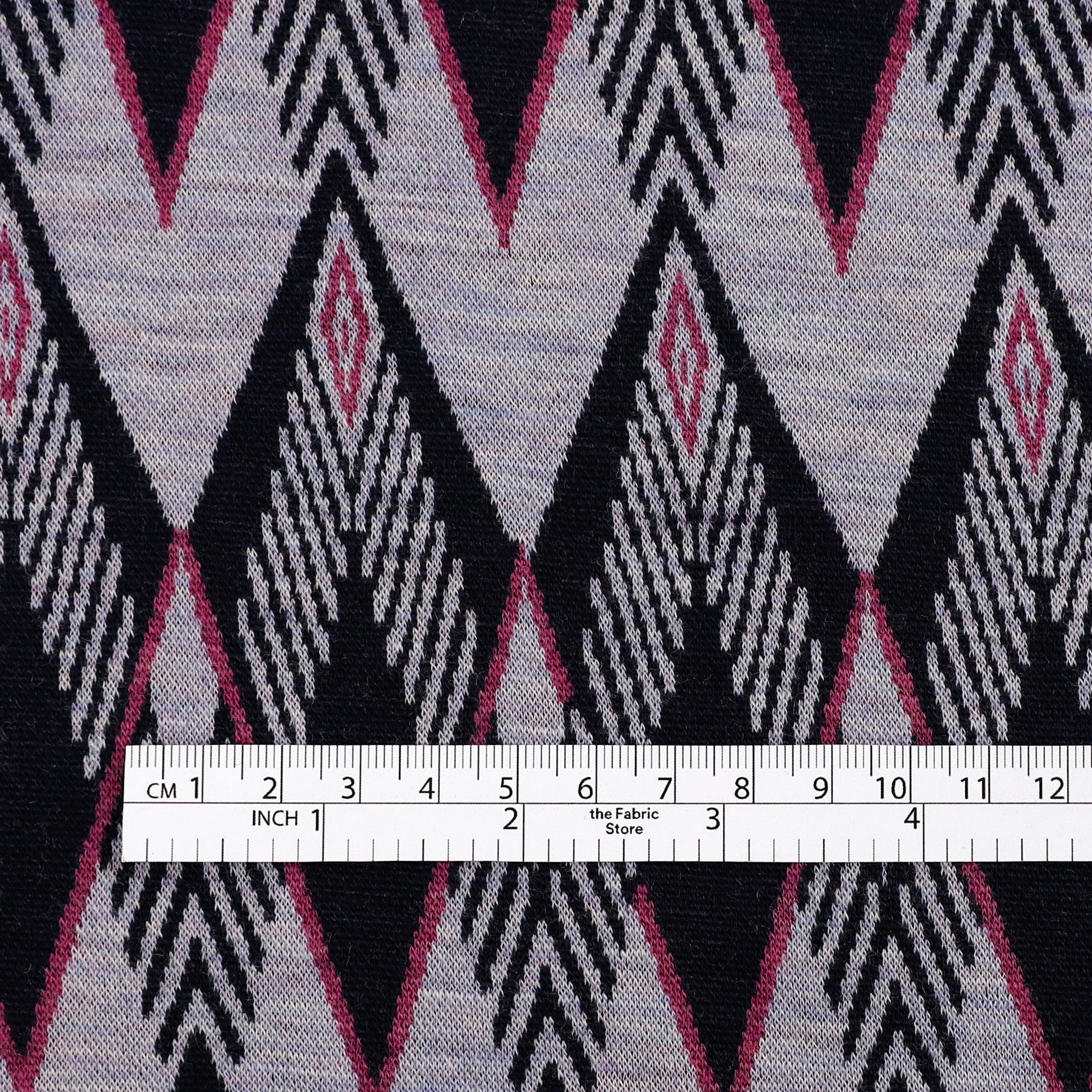 Deco Diamonds Merino Jacquard - Wisteria (Pieces) - Image 4