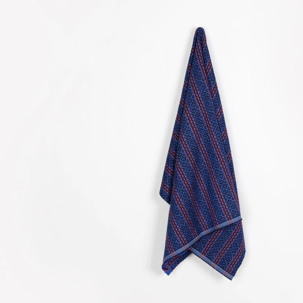Diamond Stripe Jacquard - Violet - Image 2