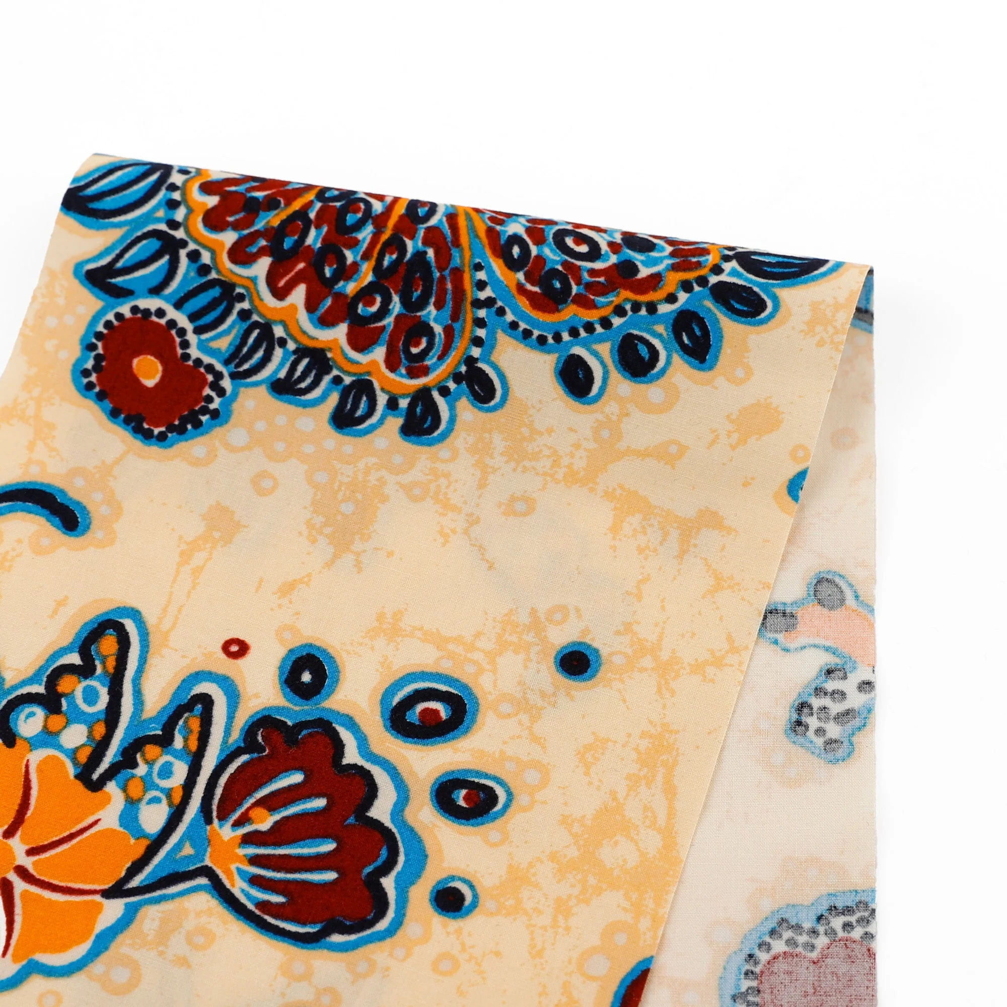 Dotted Butterflies Cotton Poplin - Capri