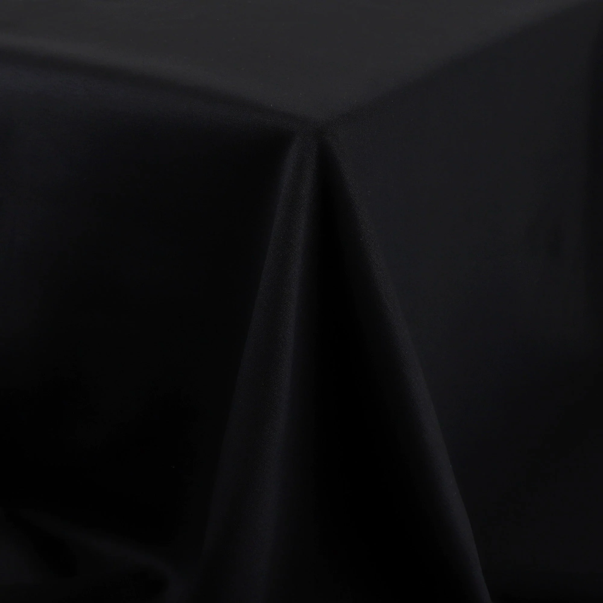 Double Faced Poly Knit - Black - Image 2