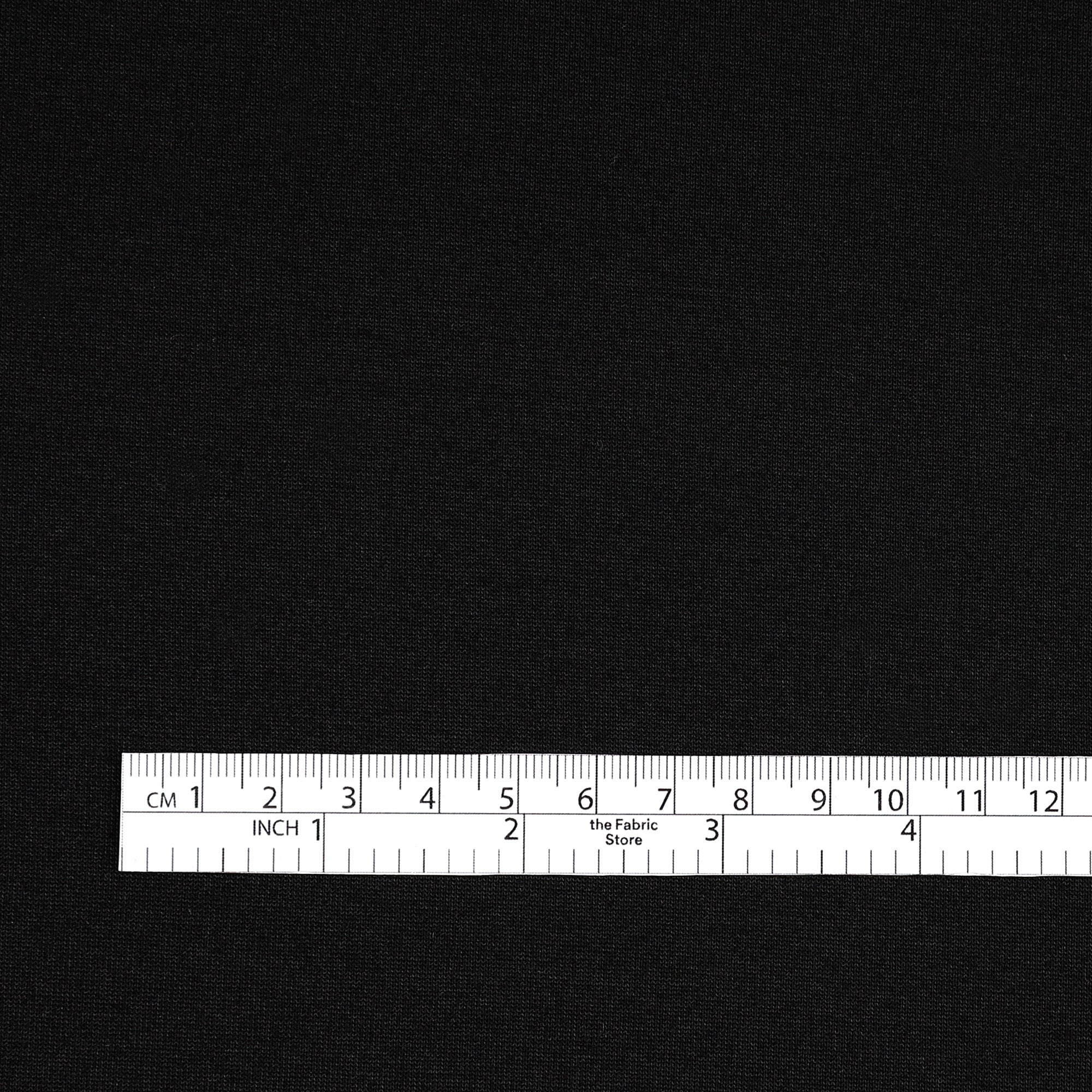 Double Faced Poly Knit - Black - Image 4
