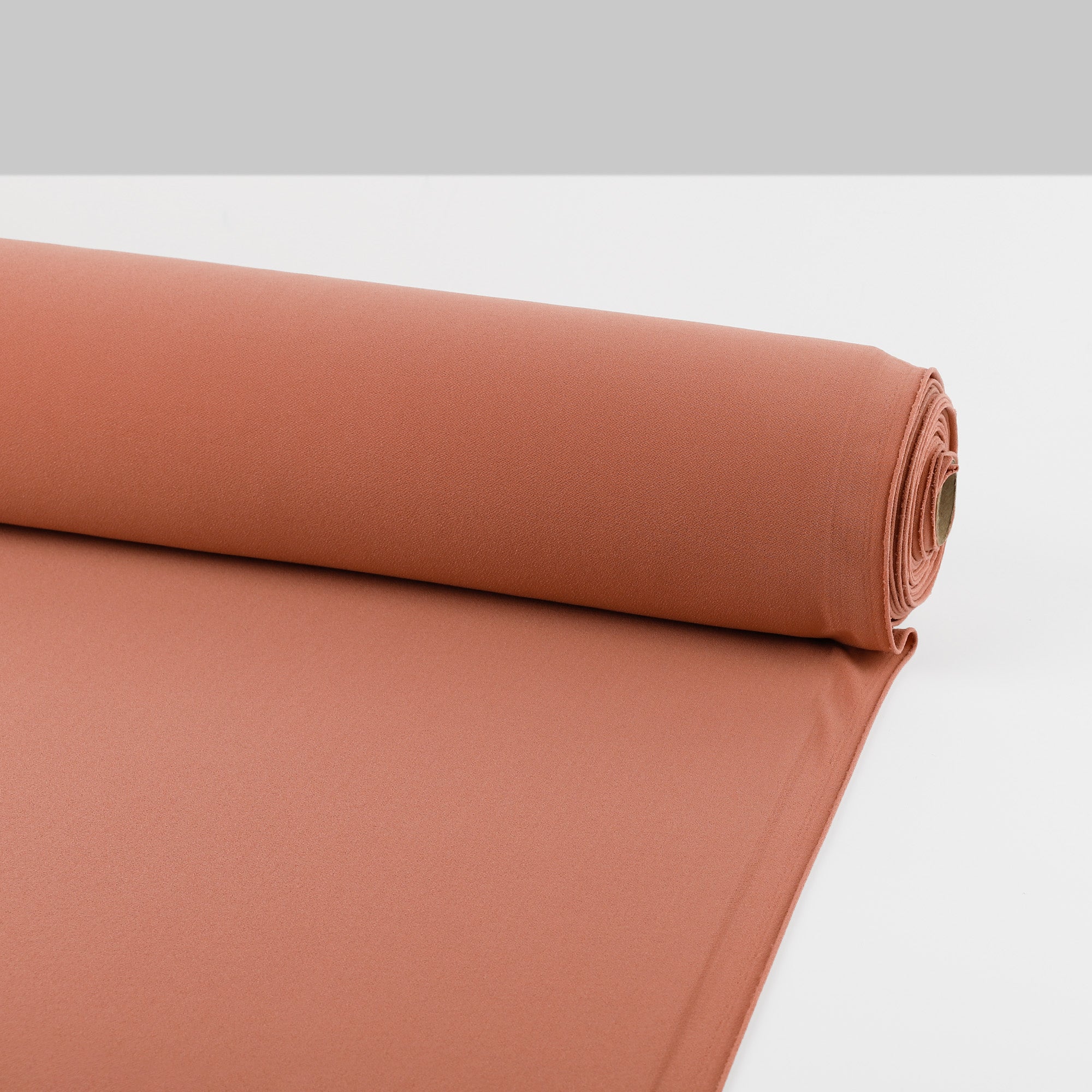 Double Faced Stretch Crepe Knit - Rosewood - Image 3
