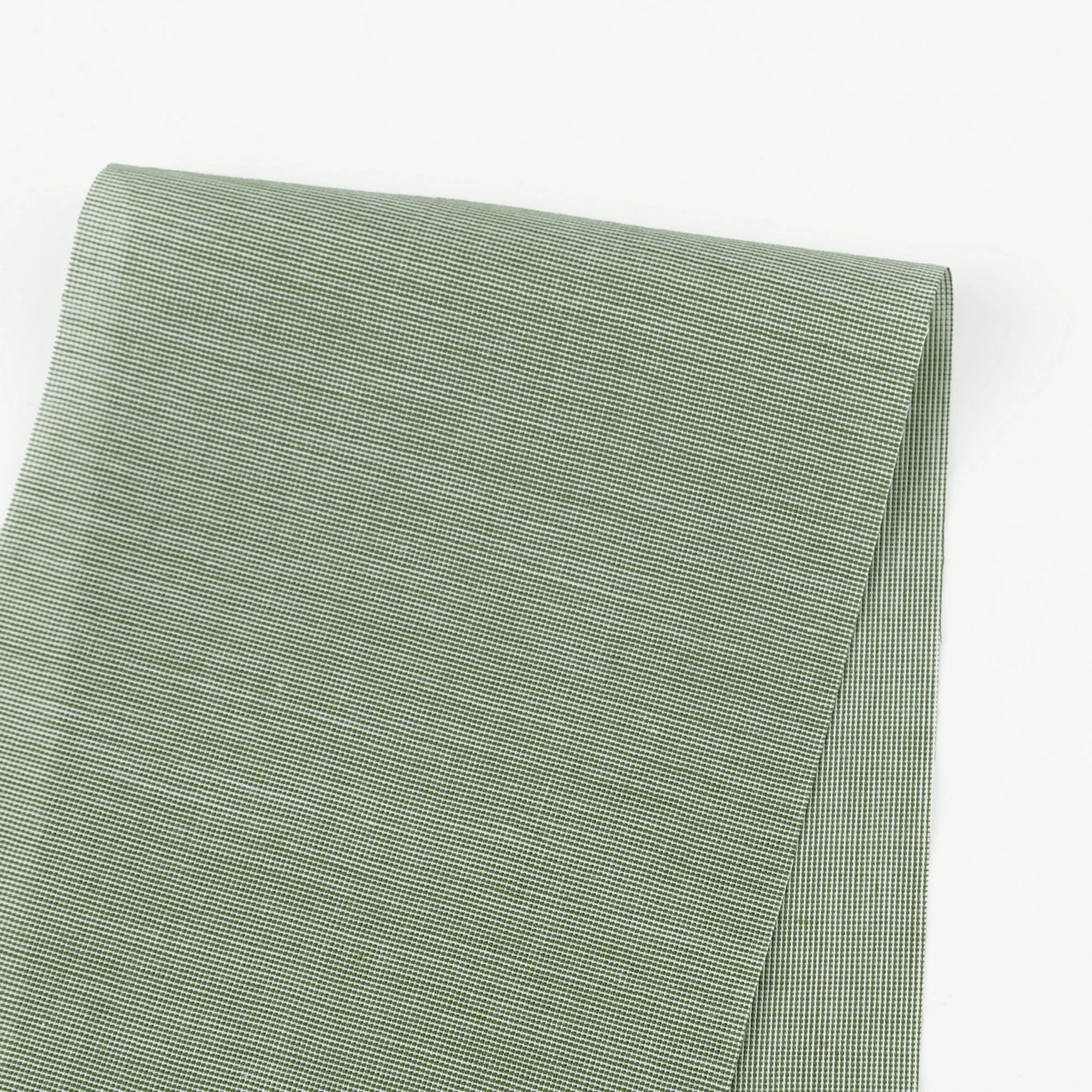 End-On-End Cotton Shirting - Leaf