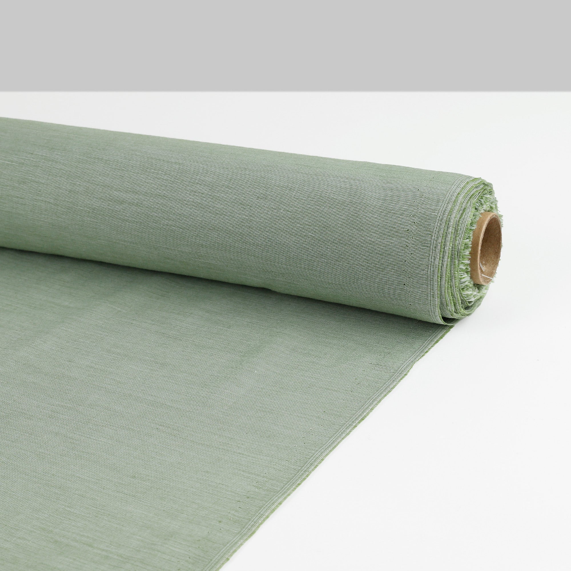 End-On-End Cotton Shirting - Leaf - Image 3