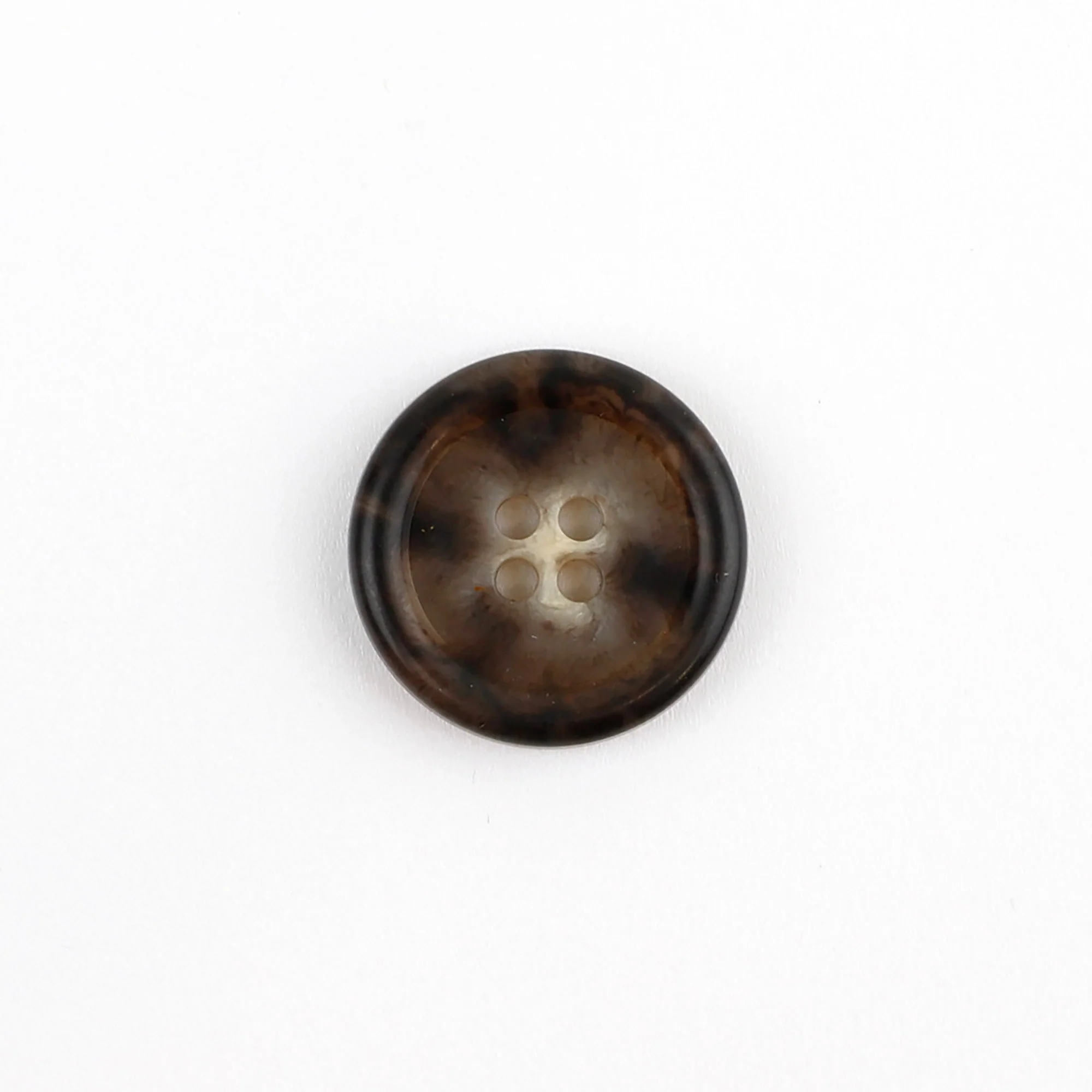 Flat Rim Button 36L - Cocoa