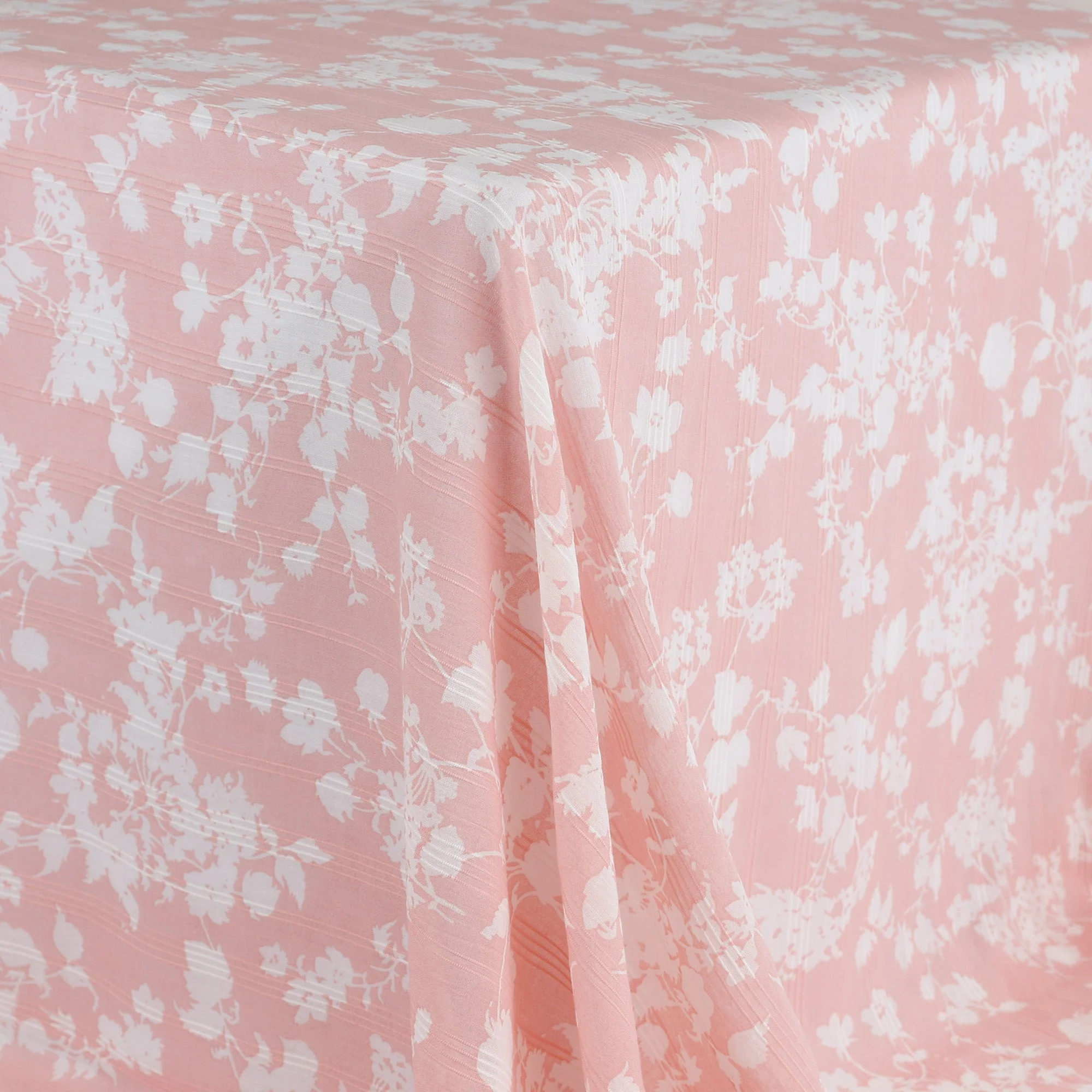 Floral Woven Stripe Cotton Muslin - Cherry Blossom - Image 3