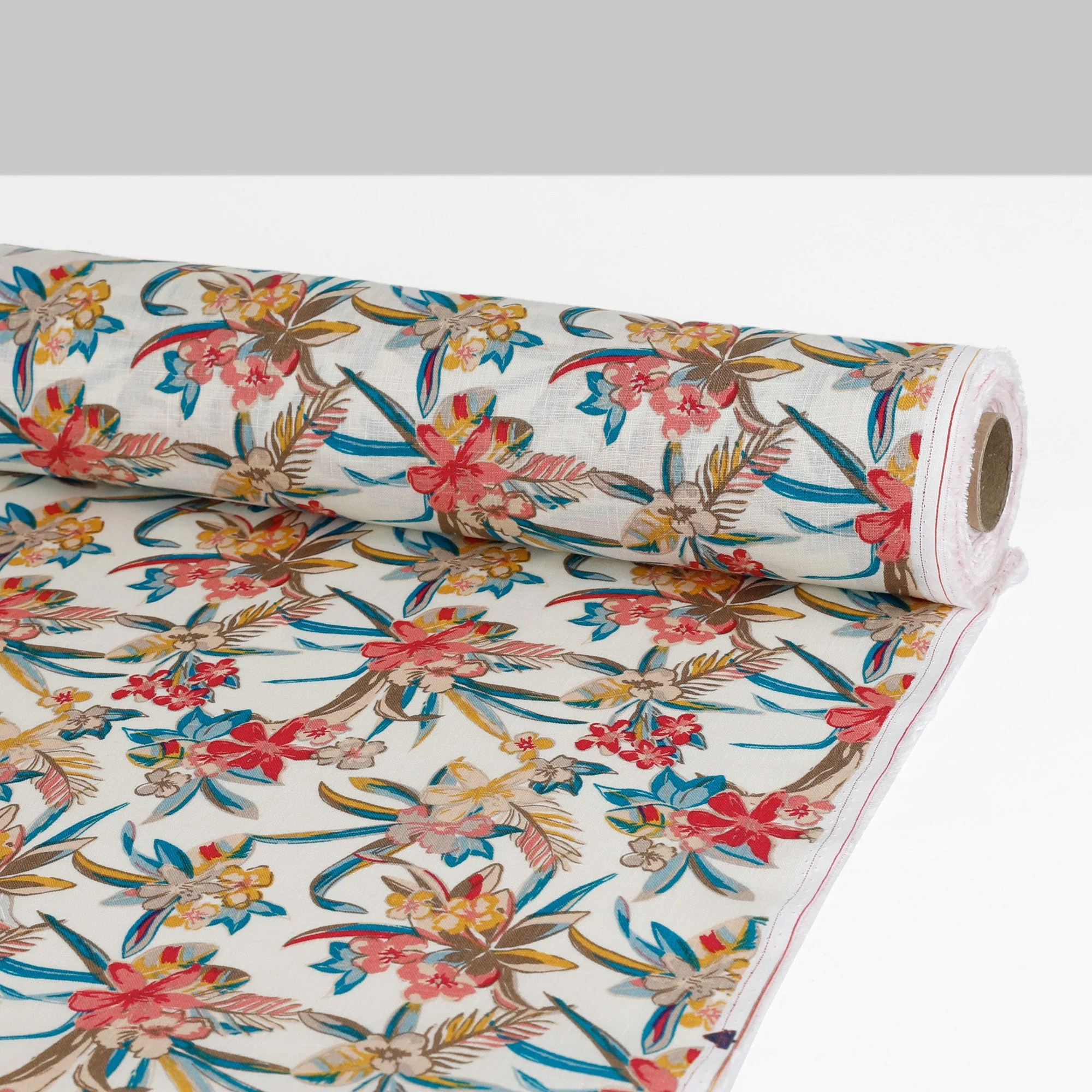 Frangipani Linen - Cream/Multi - Image 3