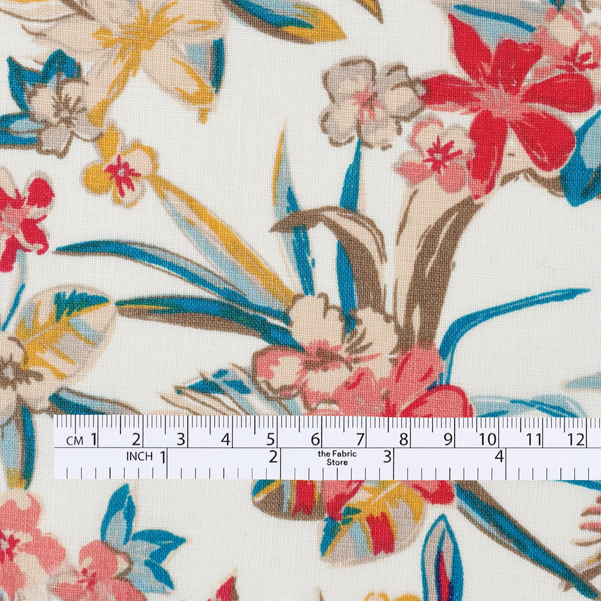 Frangipani Linen - Cream/Multi - Image 4