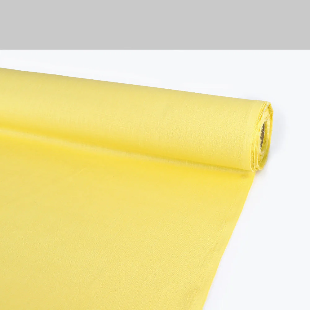 Organic Linen - Daffodil - Image 3