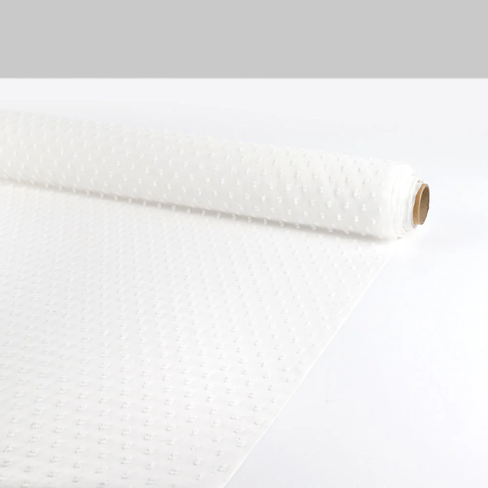 Hailspot Poly Georgette - White - Image 3
