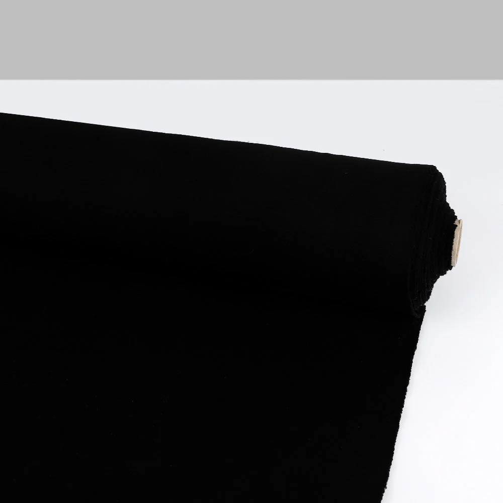 Heavyweight Merino Ponte - Black - Image 3