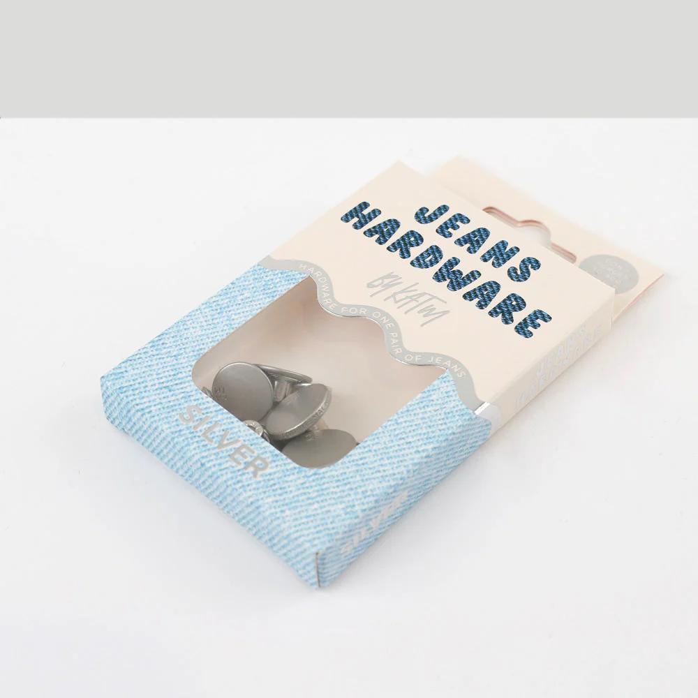 KATM Jeans Hardware Set - Silver