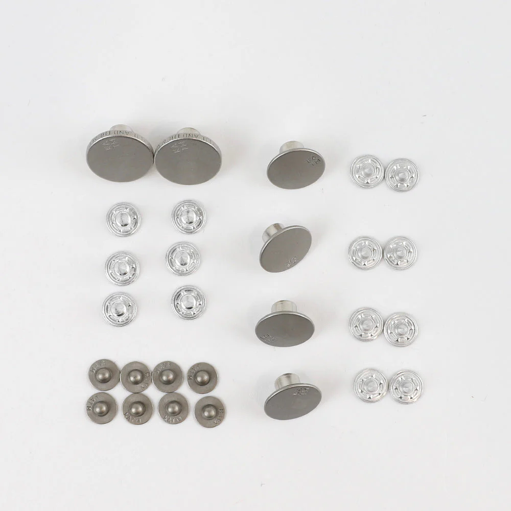KATM Jeans Hardware Set - Silver - Image 2