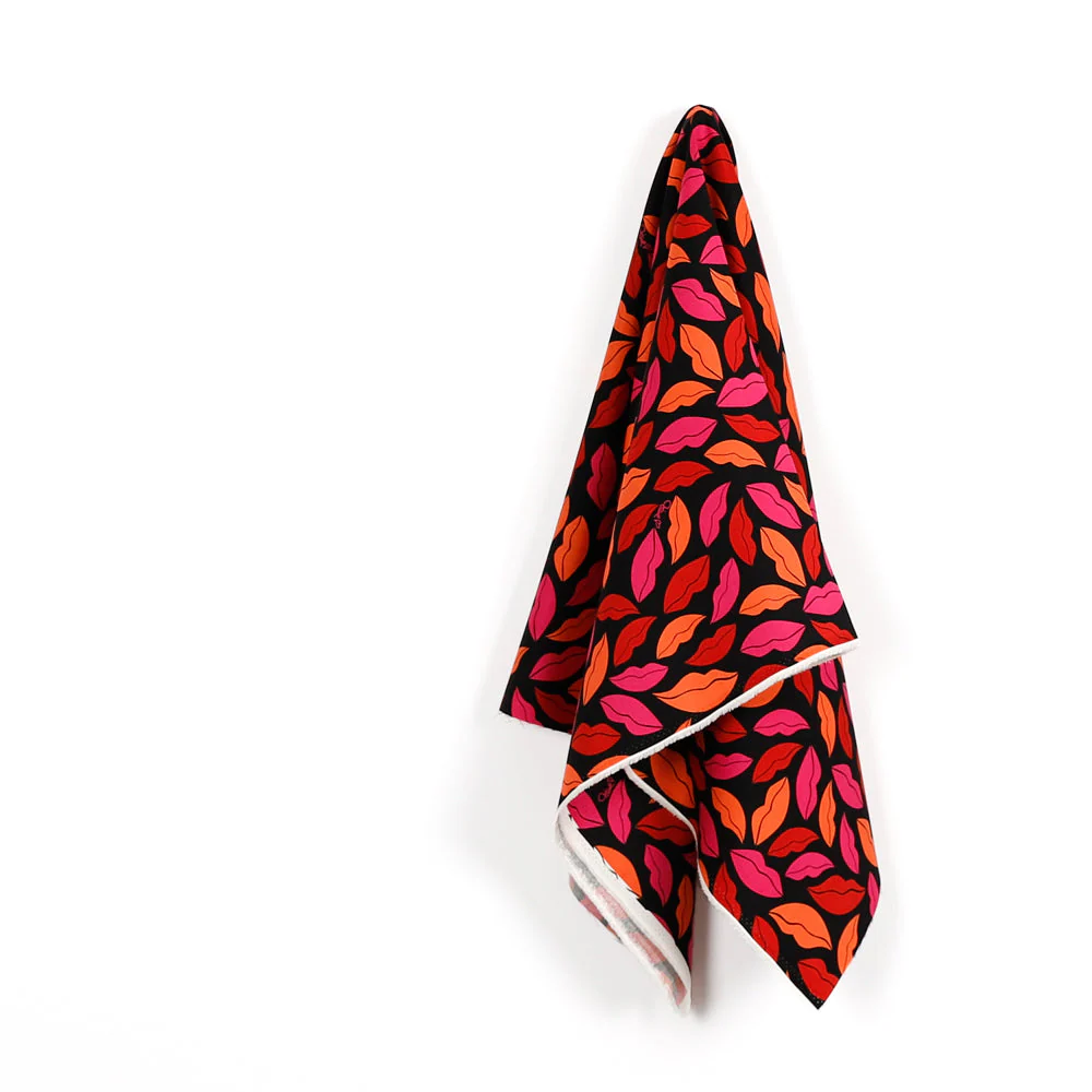 Kiss Kiss Wool/Silk Suiting - Lipstick - Image 2
