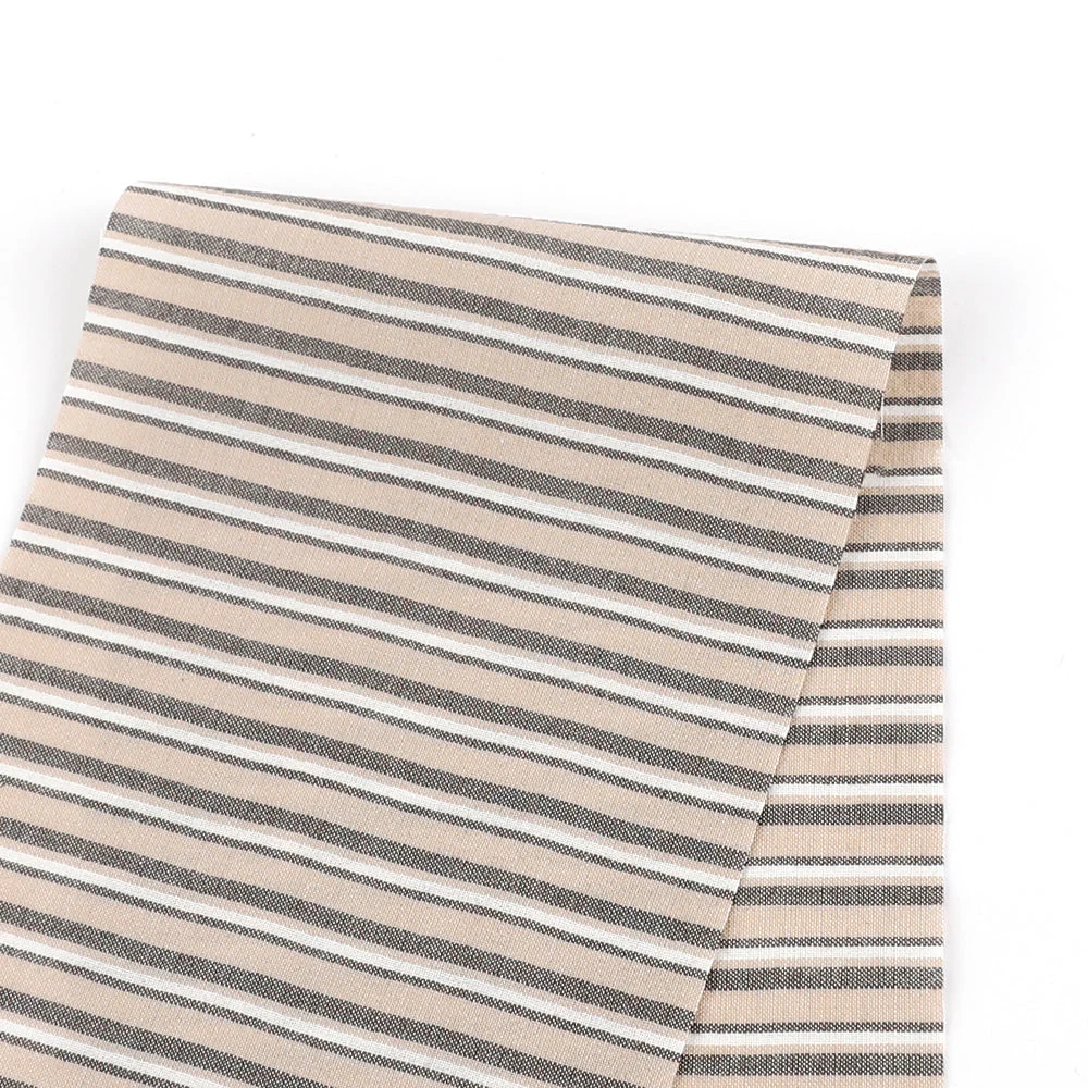 Layer Weft Stripe Cotton - Farro