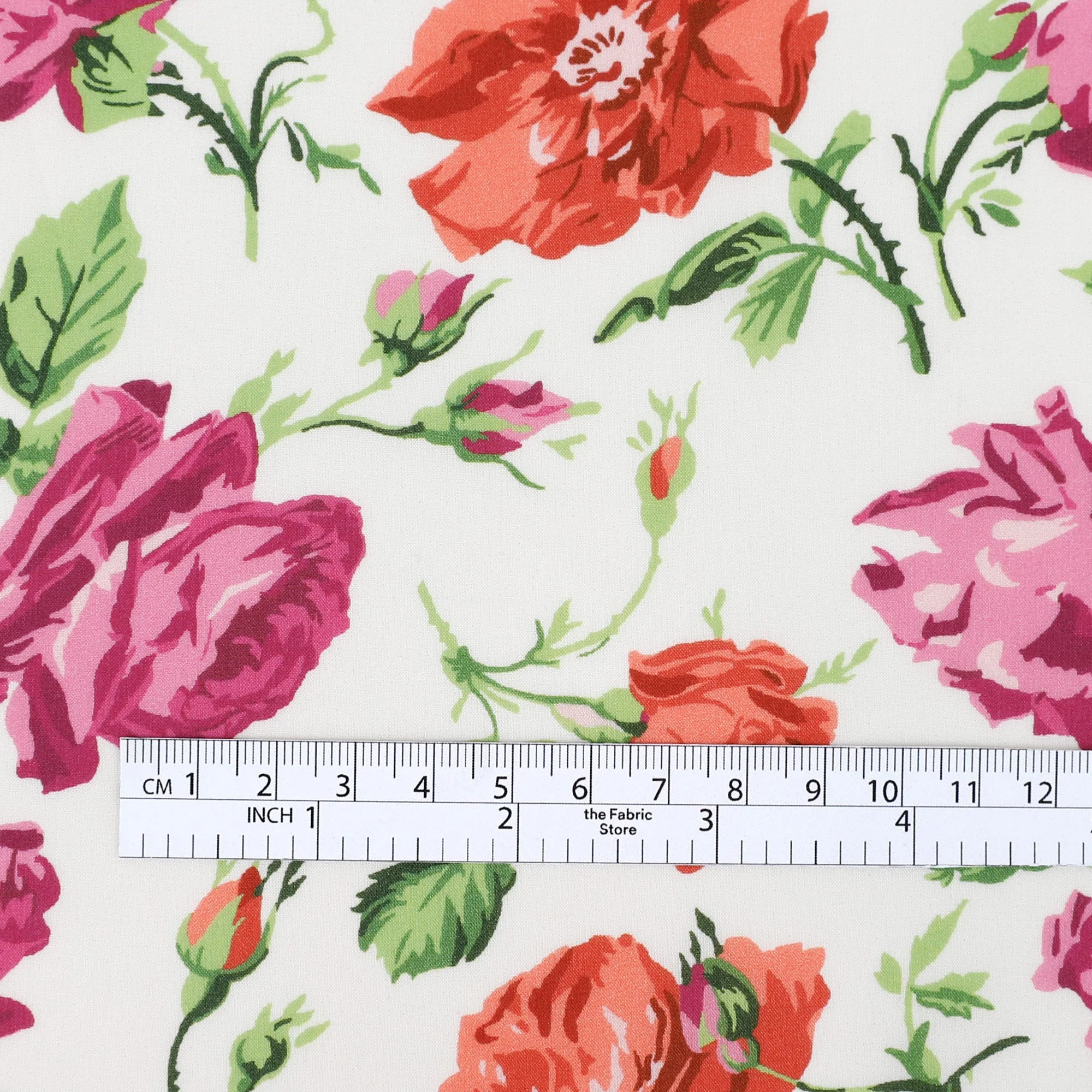 Liberty Organic Tana Lawn - Painterly Rose/C - Image 3