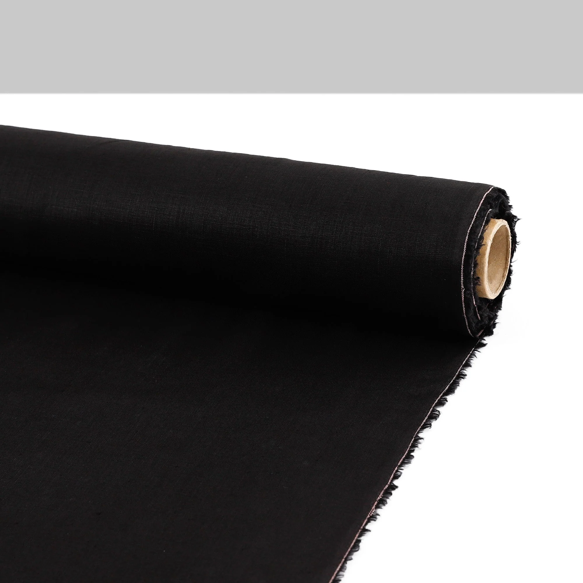 Lightweight Linen - Black - Image 3