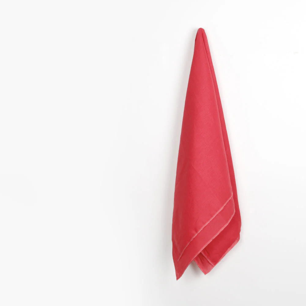 Lightweight Linen - Folly Pink (remnant) - Image 2