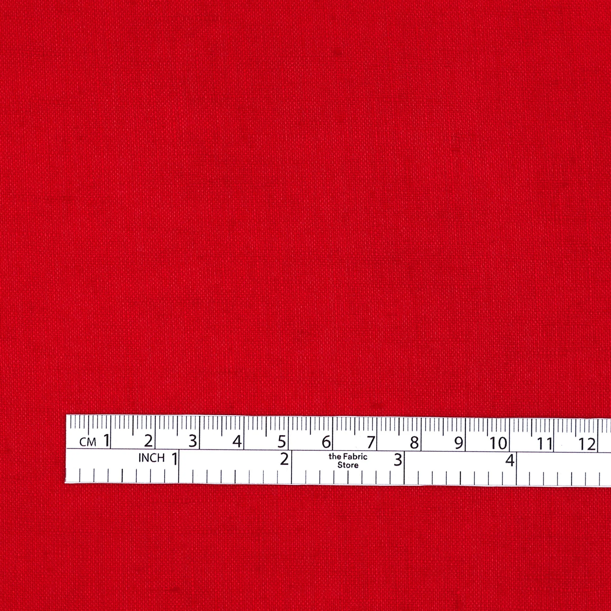 Lightweight Linen - Red - Image 4