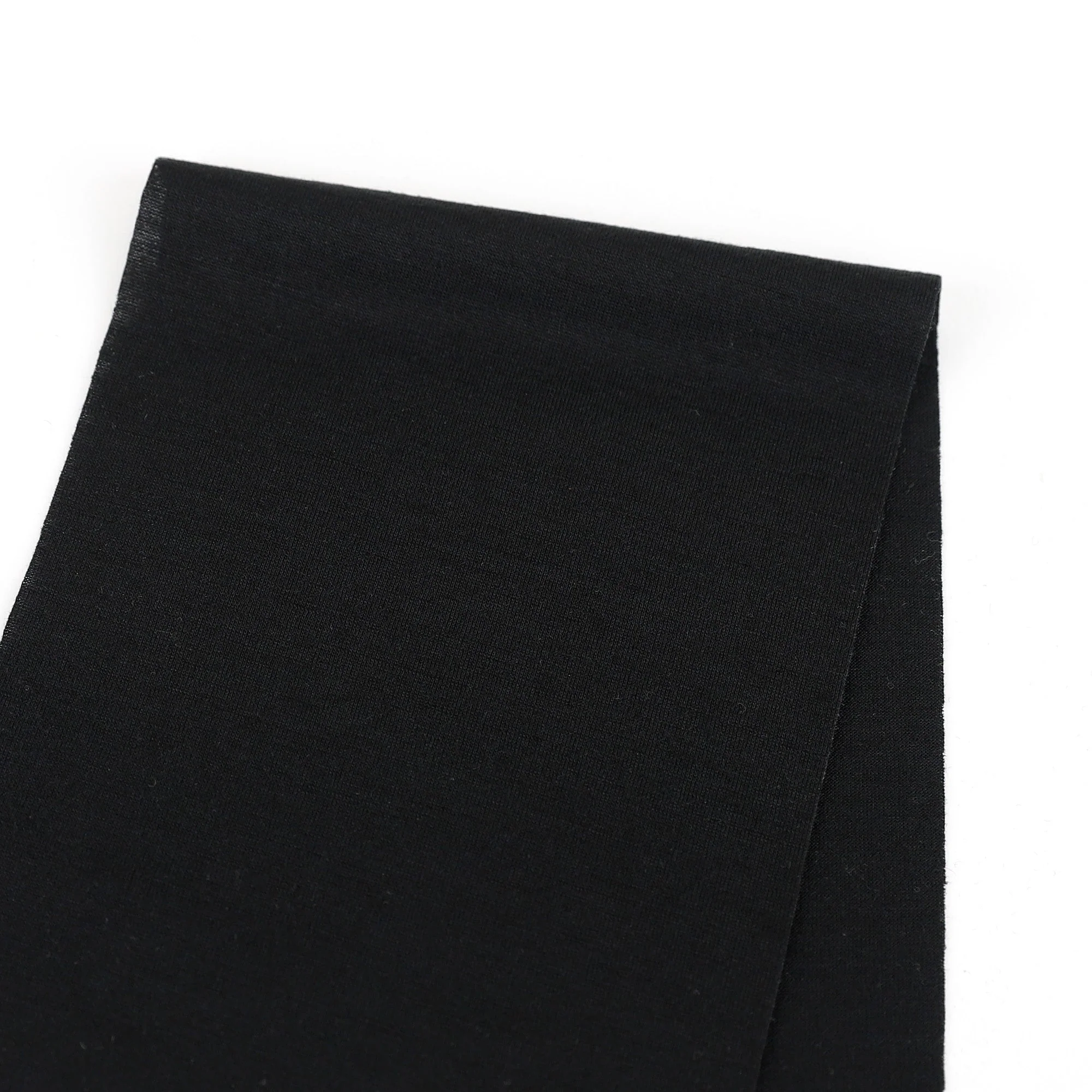 Lightweight Merino/Viscose Jersey - Black