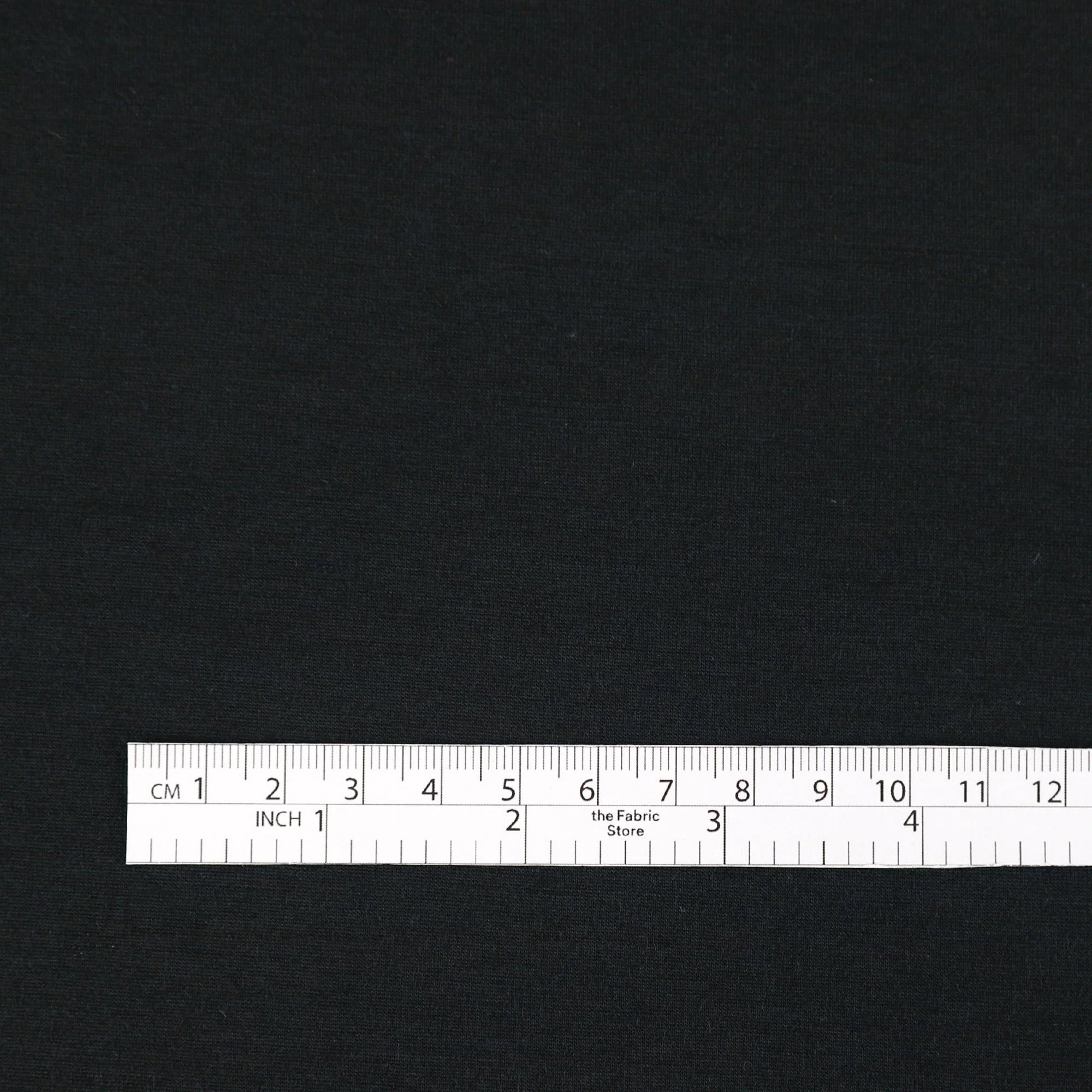 Lightweight Merino/Viscose Jersey - Black - Image 3