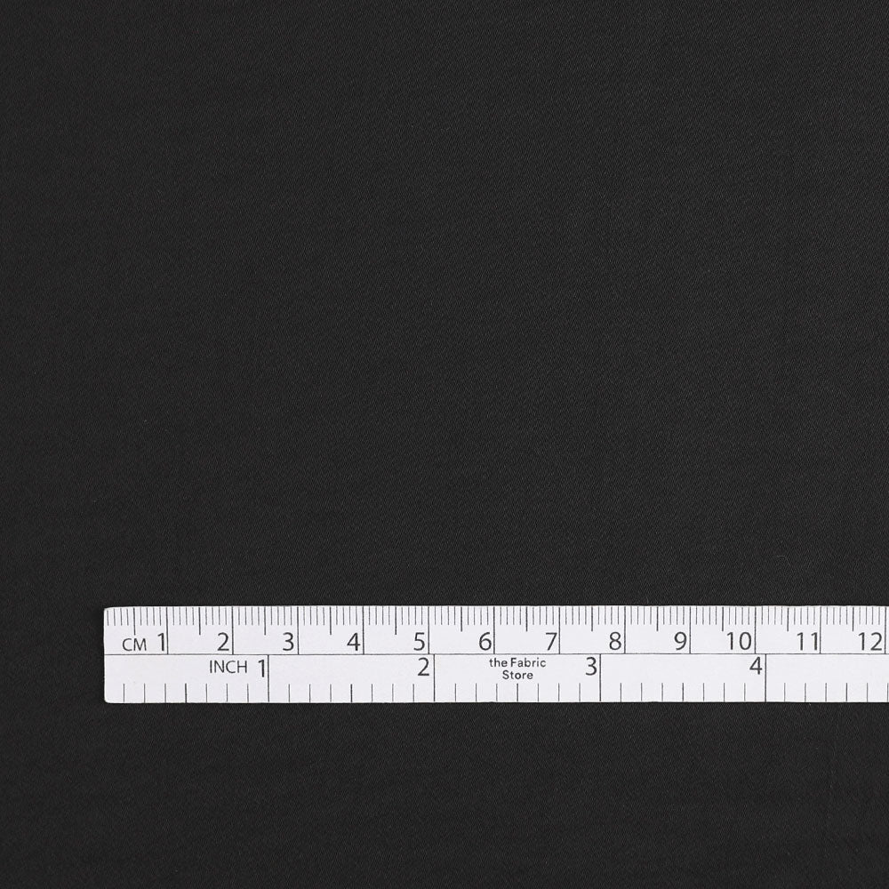 Lightweight Poly Satin Lining - Black - Image 4