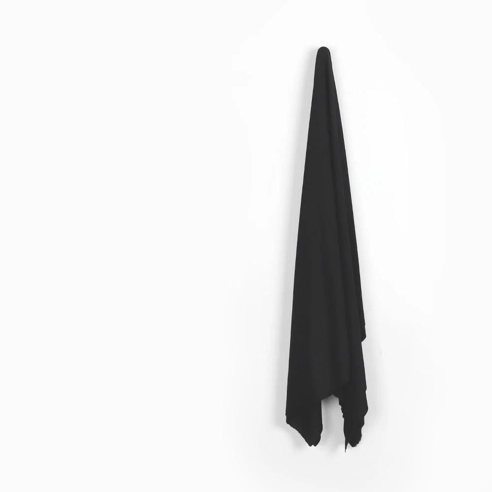 Lightweight Stretch Rayon Jersey - Coal - Image 2