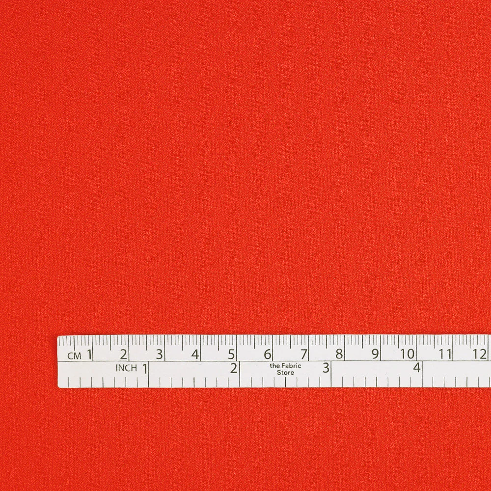 Lightweight Viscose Satin - Chilli - Image 4