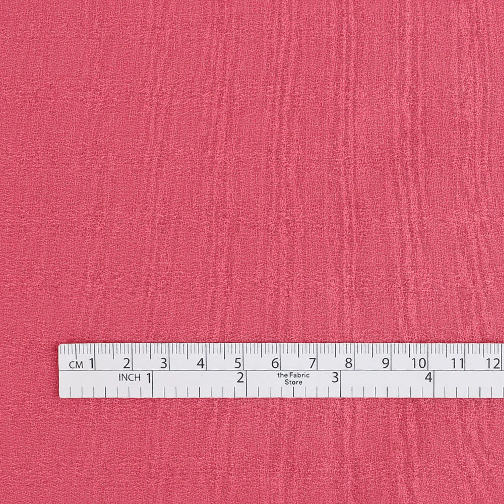 Lightweight Wool Crepe - Lipstick - Image 6