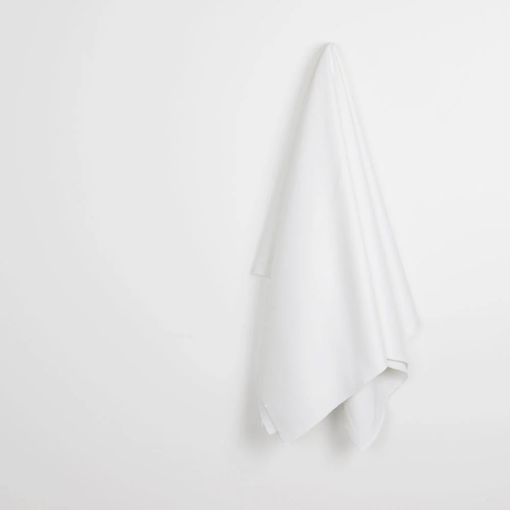 Linen/Cotton Canvas - White - Image 2